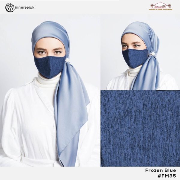 Facemask Innersejuk - Frozen Blue