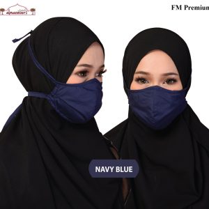 Premium Facemask - Navy Blue